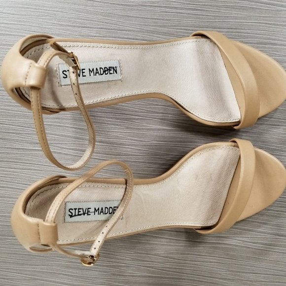 Steve Madden Stecy Sandal, Natural, Womens Size 10 - Picture 9 of 12